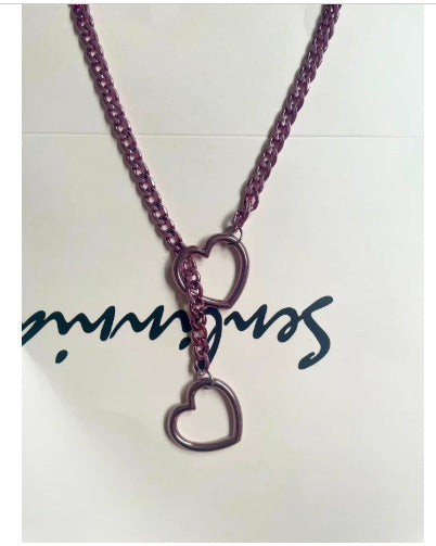 Ladies ankle bracelet with heart pendant and elegant chain design Nin Boutique