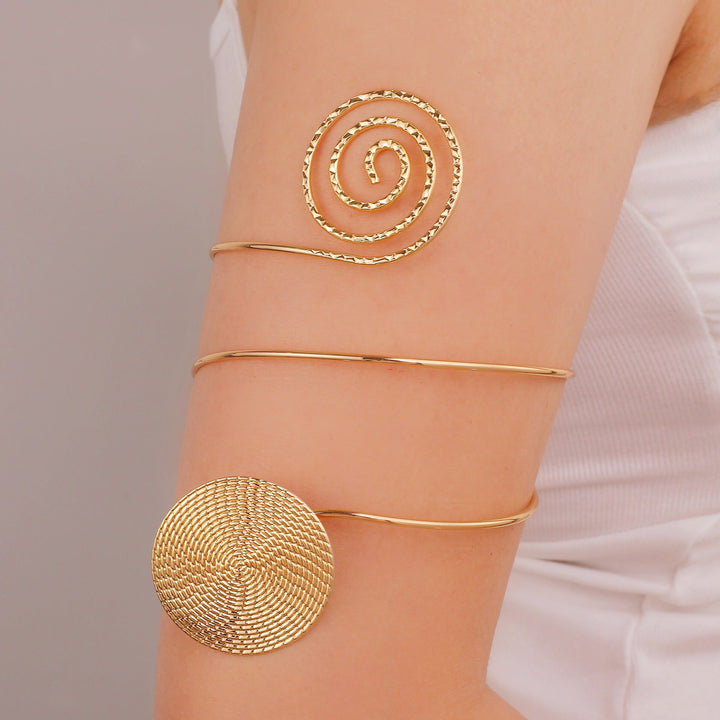 Women Open Cuff with Floral Accents Nin Boutique