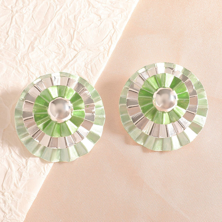 Women's stud earrings with intricate geometric design Nin Boutique