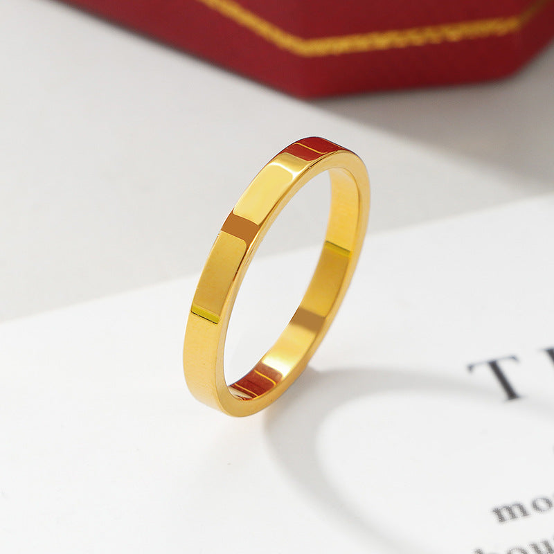Women's simple and elegant ring made of high-quality stainless steel Nin Boutique