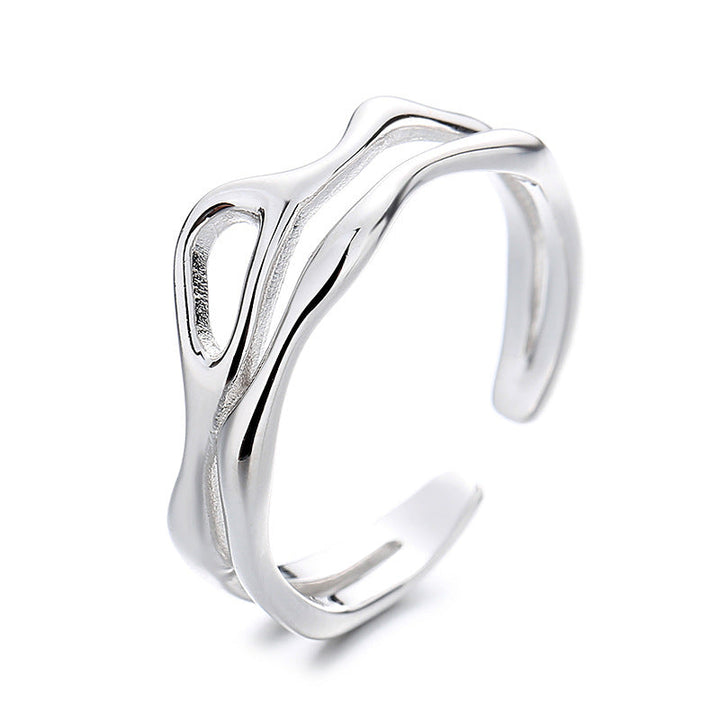 Women's open ring with elegant curved design Nin Boutique