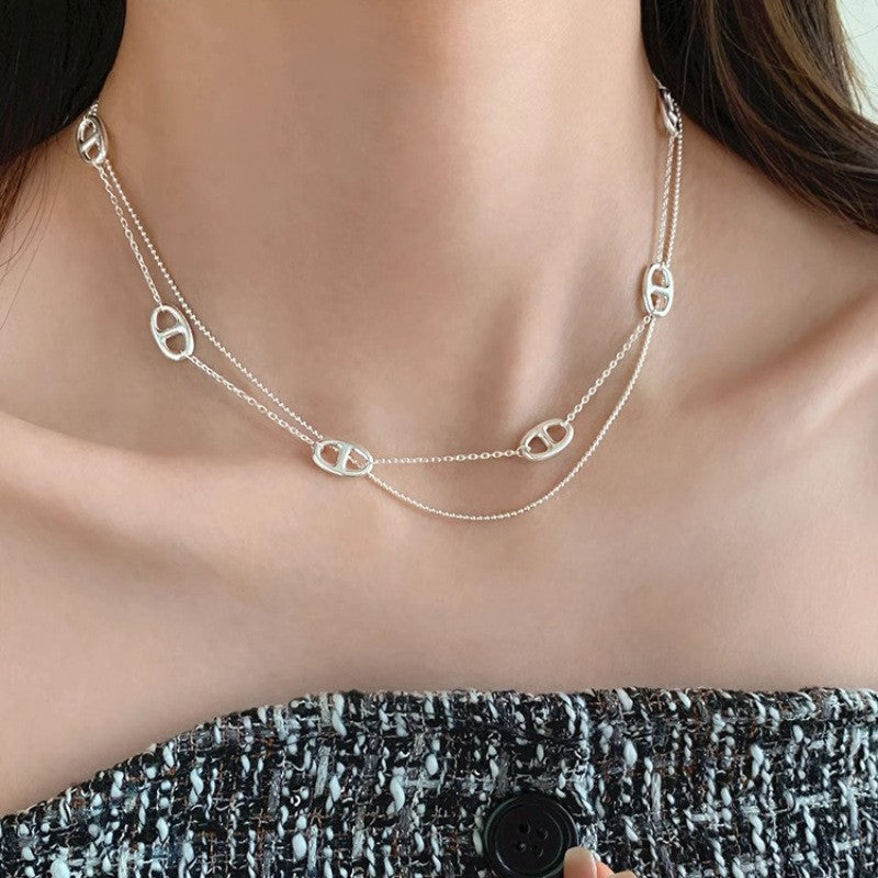 Women’s chain with modern connecting elements Nin Boutique