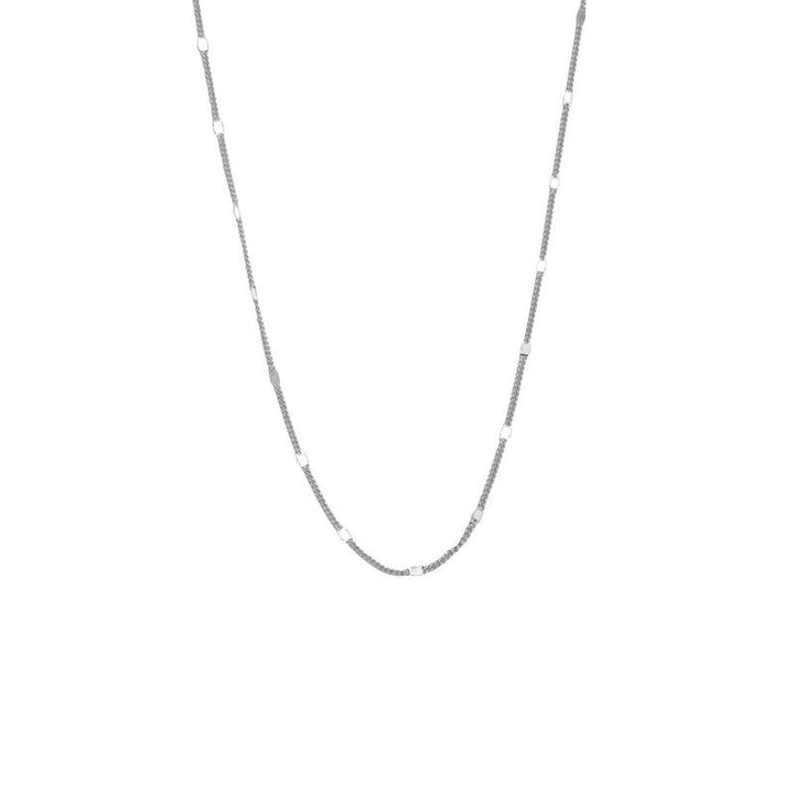 Ladies necklace with elegant link design and sparkling accents Nin Boutique