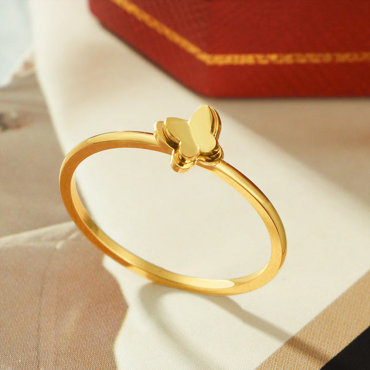Women's Ring with Butterfly Motif Nin Boutique