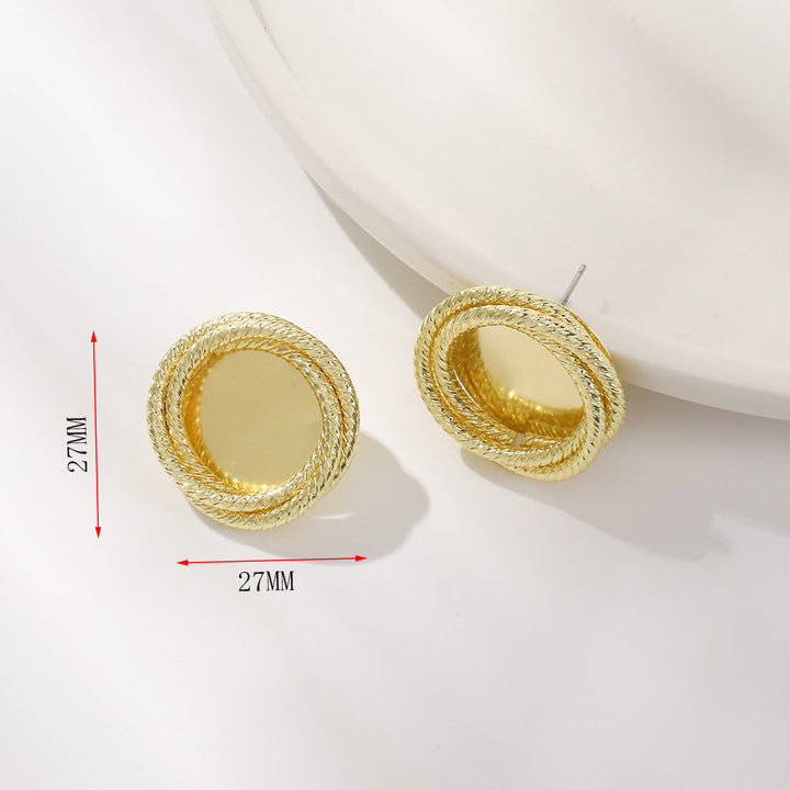 Women’s earrings with intricate braided design Nin Boutique