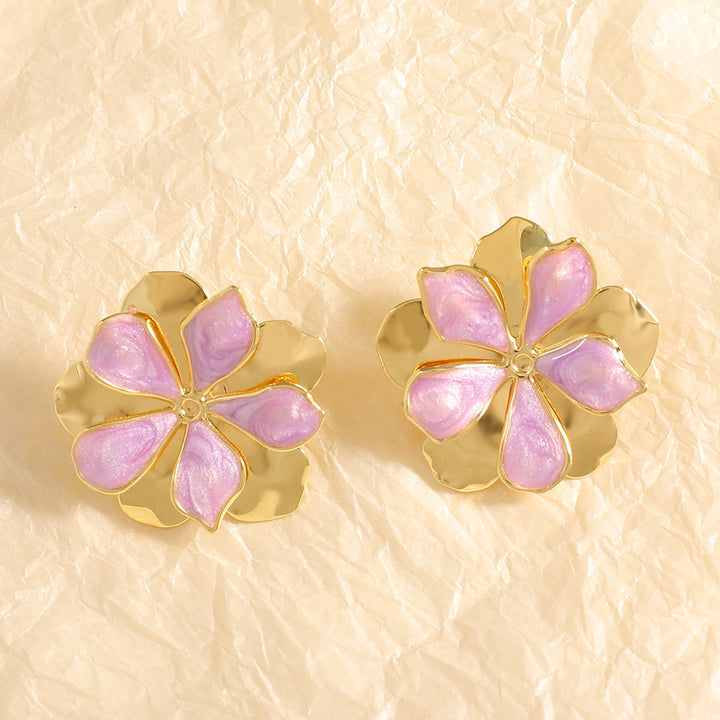 Ladies Earrings with intricate floral motif Nin Boutique