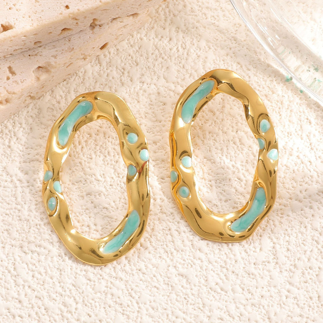 Women earrings in unique organic design Nin Boutique