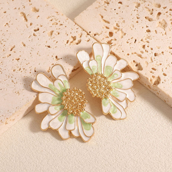 Women’s earrings in floral, artistic design Nin Boutique