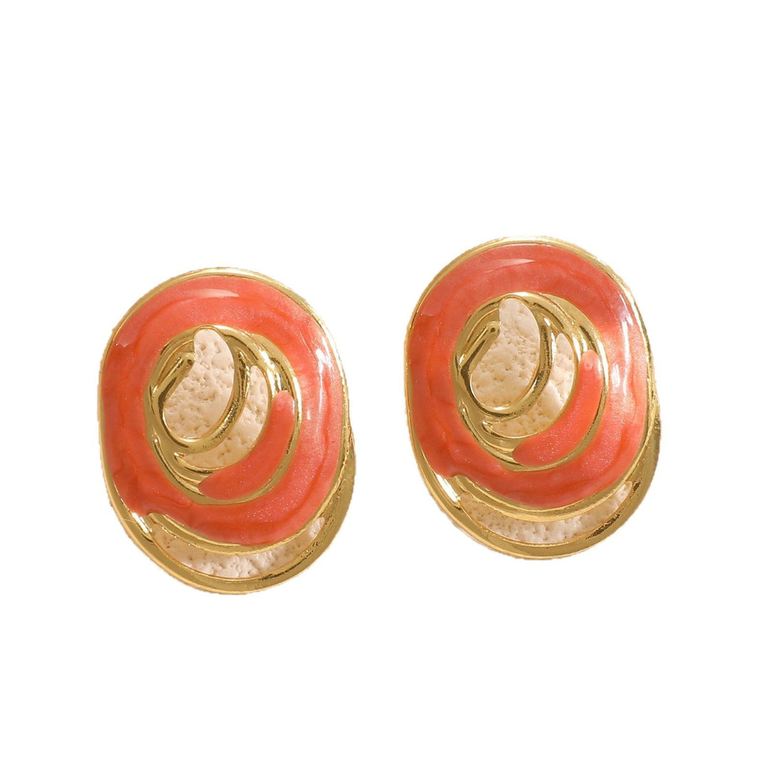 Women's earrings with artistically spiral-shaped design Nin Boutique