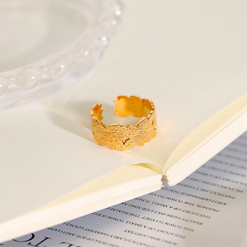 Ladies Ring in elegant crocodile design Nin Boutique