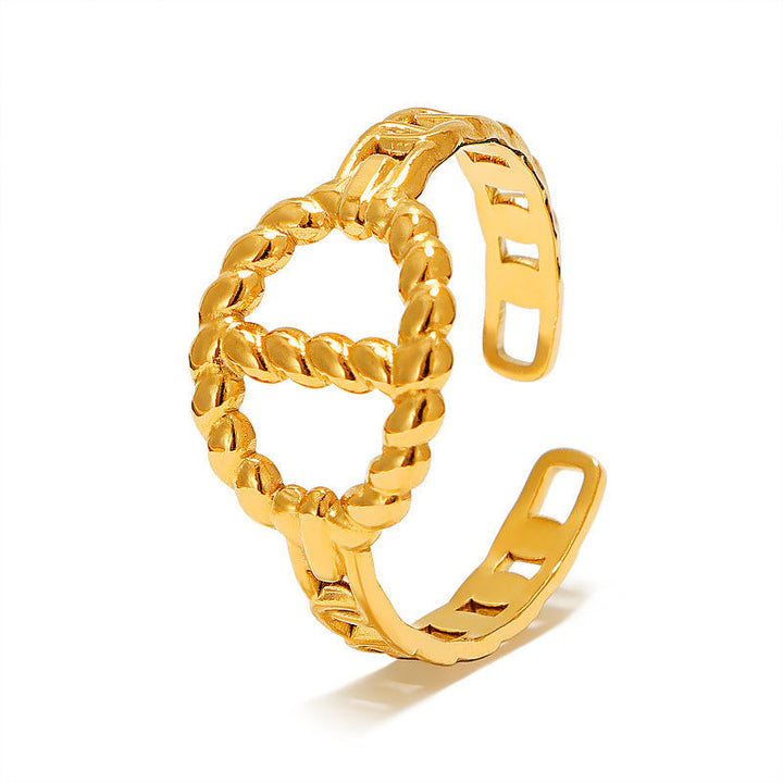 Ladies Ring in elegant crocodile design Nin Boutique