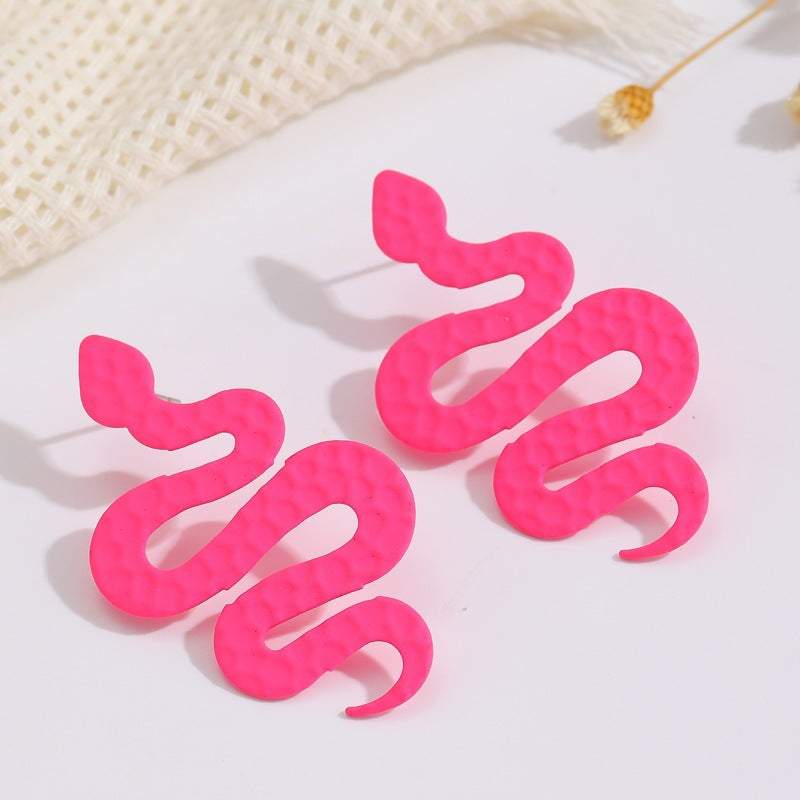 Ladies earrings in creative snake design Nin Boutique