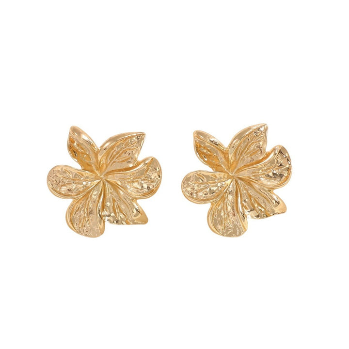 Ladies earrings in artistic petal design Nin Boutique