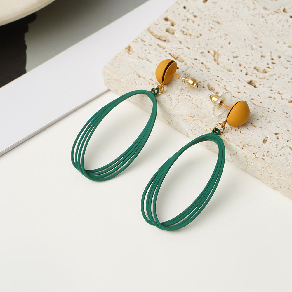 Women's earrings with contemporary, sculptural design Nin Boutique