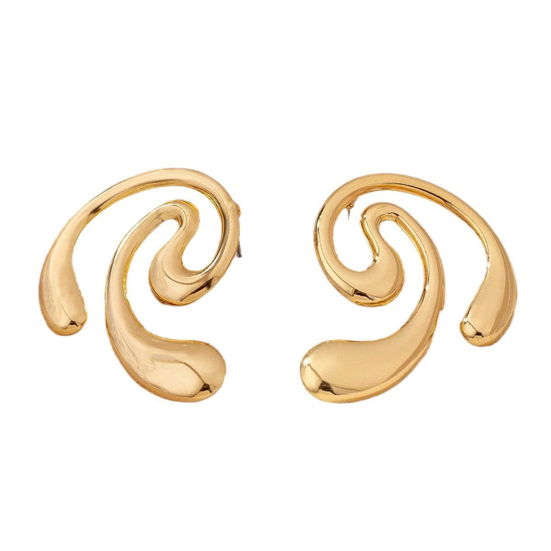Ladies' earrings in modern, sculptural design Nin Boutique