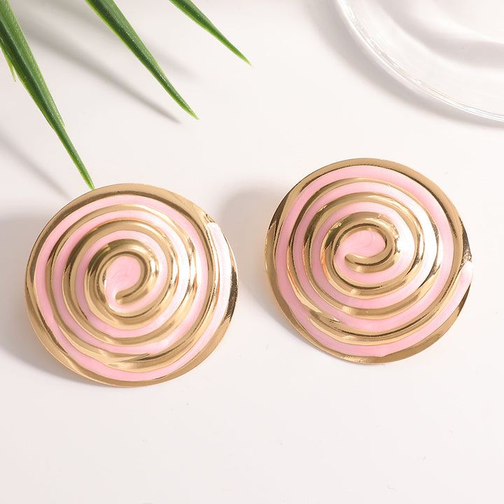 Women's earrings in elegant spiral design Nin Boutique