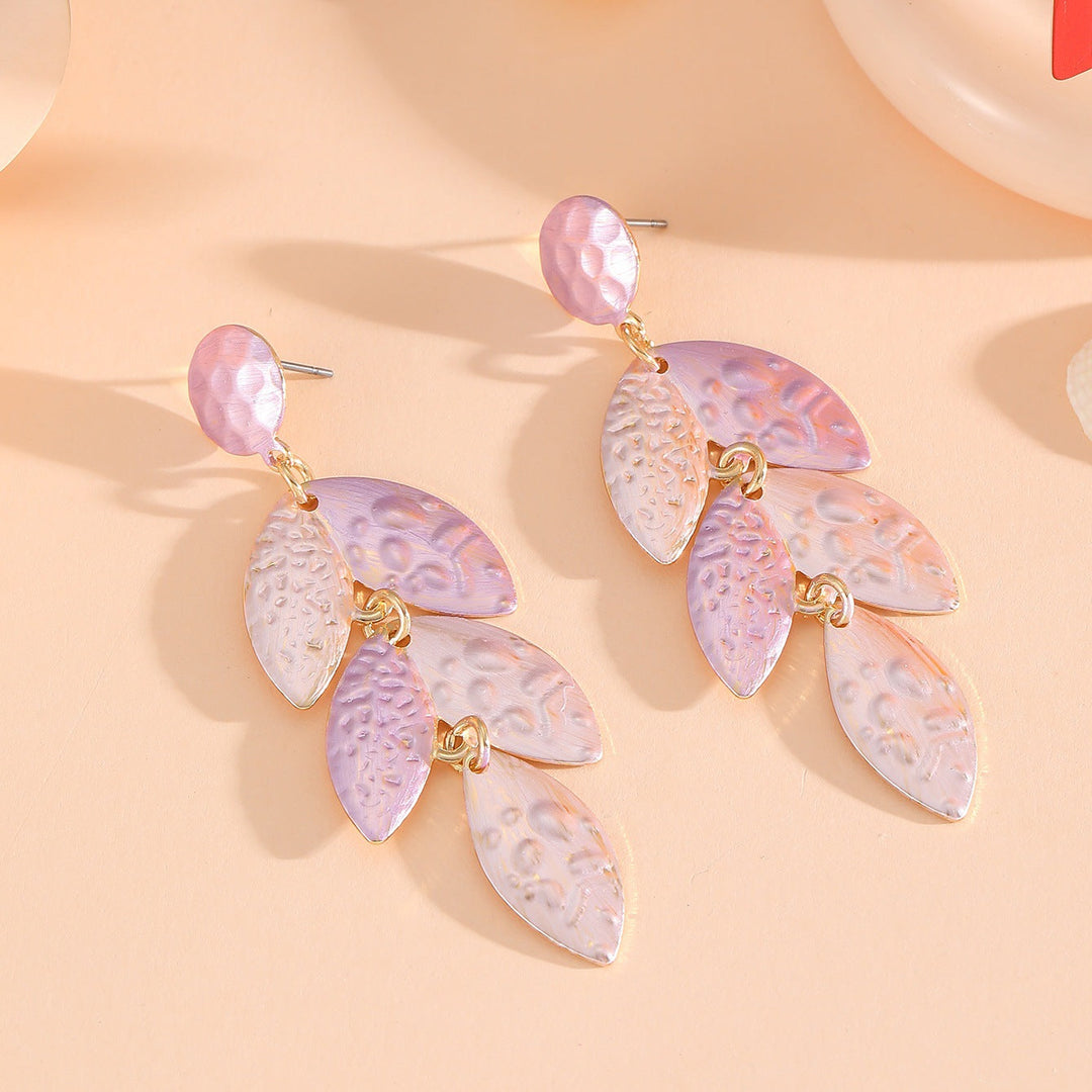 Ladies' earrings in floral design made of high-quality metal Nin Boutique