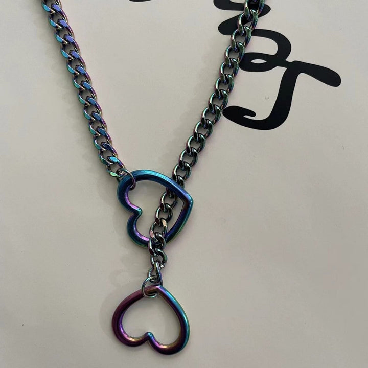 Ladies ankle bracelet with heart pendant and elegant chain design Nin Boutique
