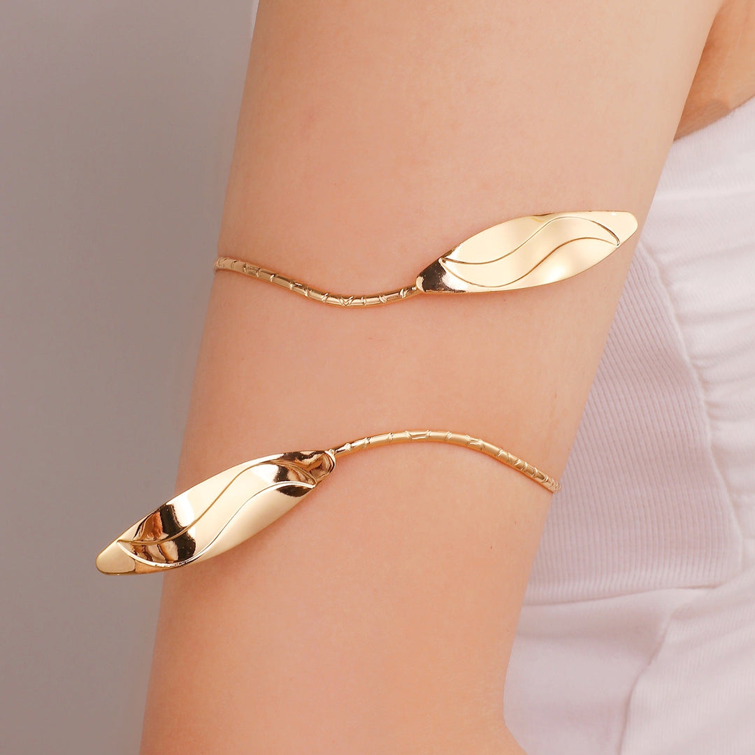 Women Open Cuff with Floral Accents Nin Boutique