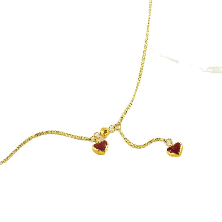Women's Heart Shape Charm Ankle Bracelet Nin Boutique