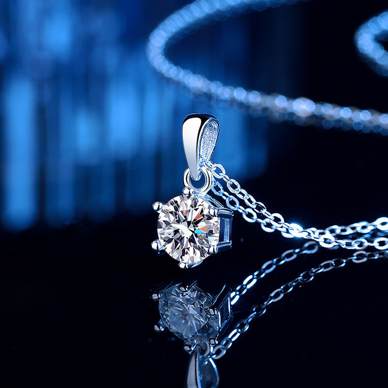 Women’s Necklace with Sparkling Crystal Pendant Nin Boutique