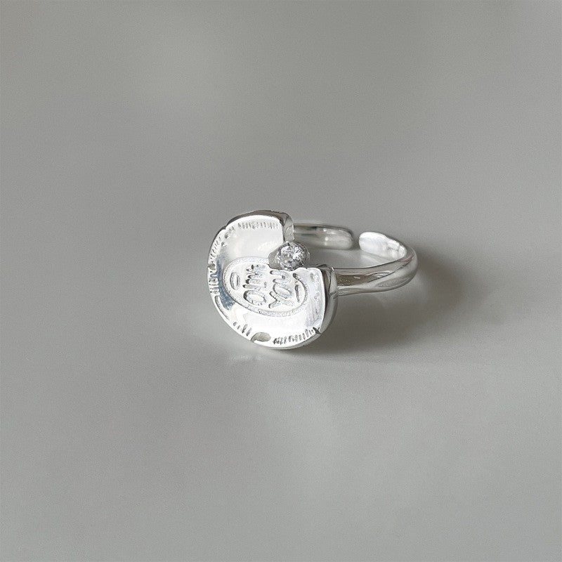 Women's Open Ring with Unique Design and Sparkling Detail Nin Boutique