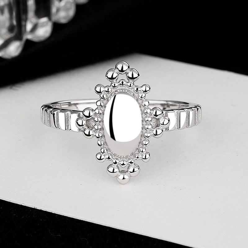 Women Open Ring with intricate, textured design Nin Boutique