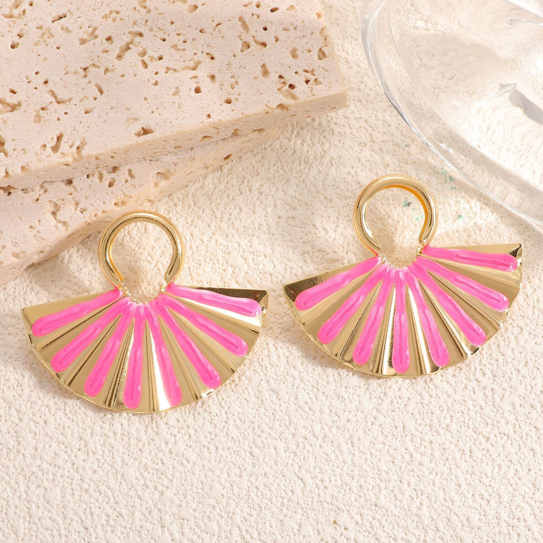 Ladies earrings in elegant fan design Nin Boutique