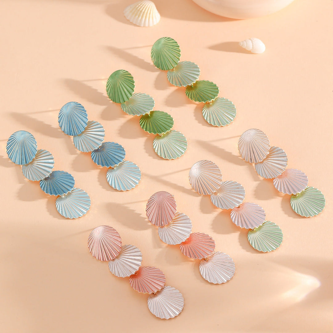 Women's earrings in nautical shell design Nin Boutique