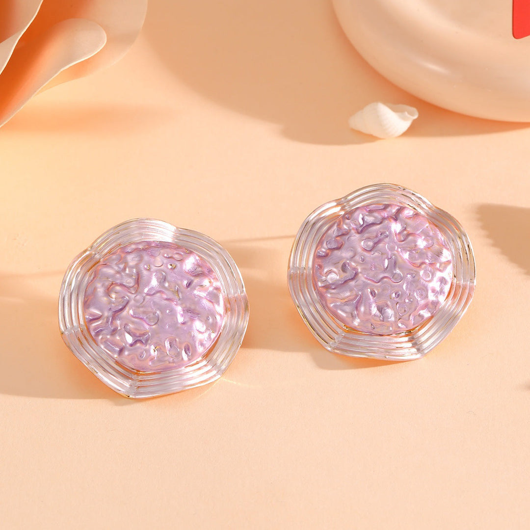 Women's earrings with artistic, layered design Nin Boutique