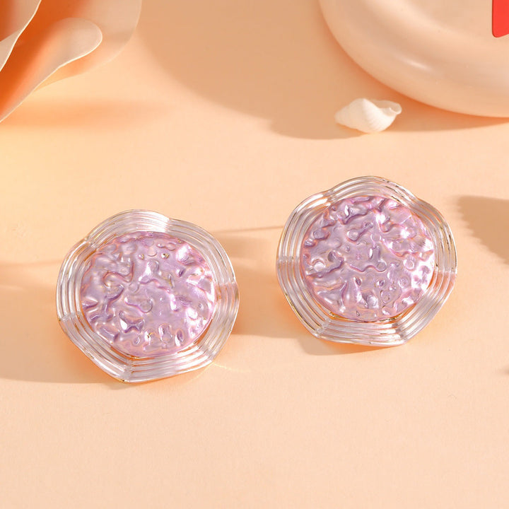 Women's earrings with artistic, layered design Nin Boutique