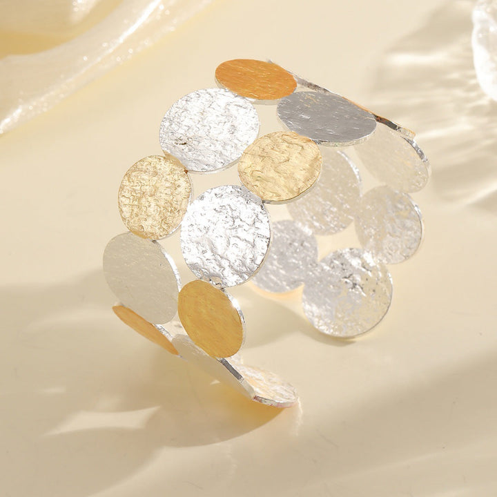Women Open Bangle with Artistic Circle Design Nin Boutique