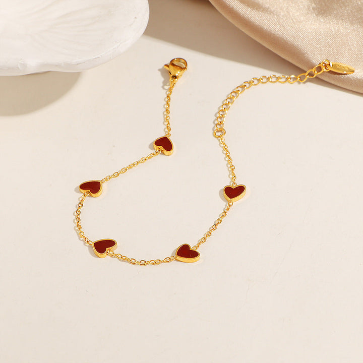 Women's Heart Charm Necklaces Anklets Nin Boutique
