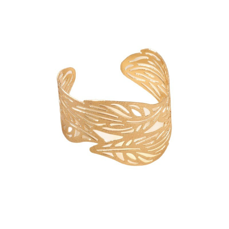 Women's cuff in artistic flower pattern Nin Boutique