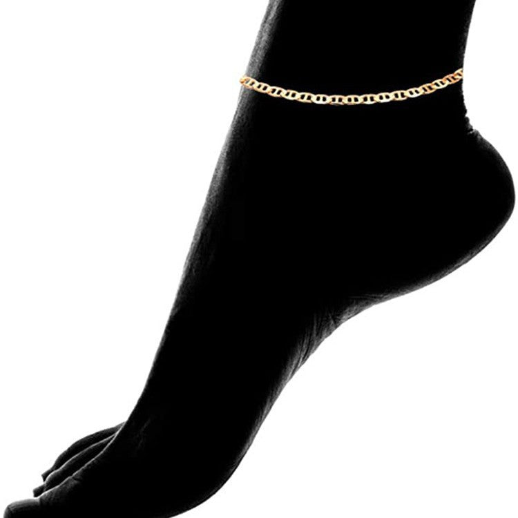 Women's elegant anklet made of high-quality stainless steel with delicate design Nin Boutique