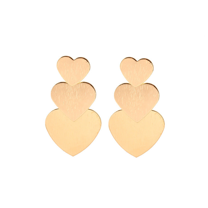 Ladies earrings in modern star design Nin Boutique