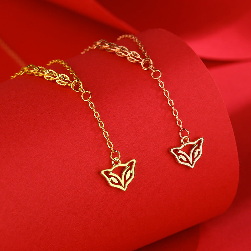 Women’s necklace with unique fox pendant Nin Boutique
