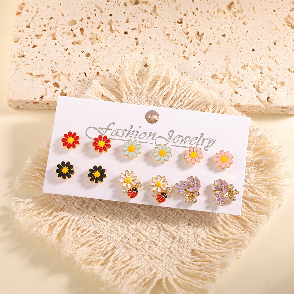Women’s Earrings Set with Fruity Design Nin Boutique