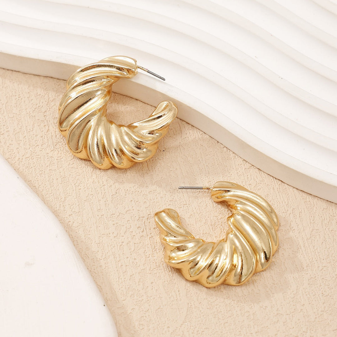 Women's earrings with stylish, twisted design Nin Boutique