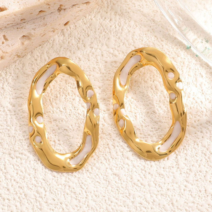Women earrings in unique organic design Nin Boutique