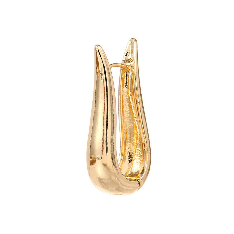Women's earrings with elegant, curved design Nin Boutique
