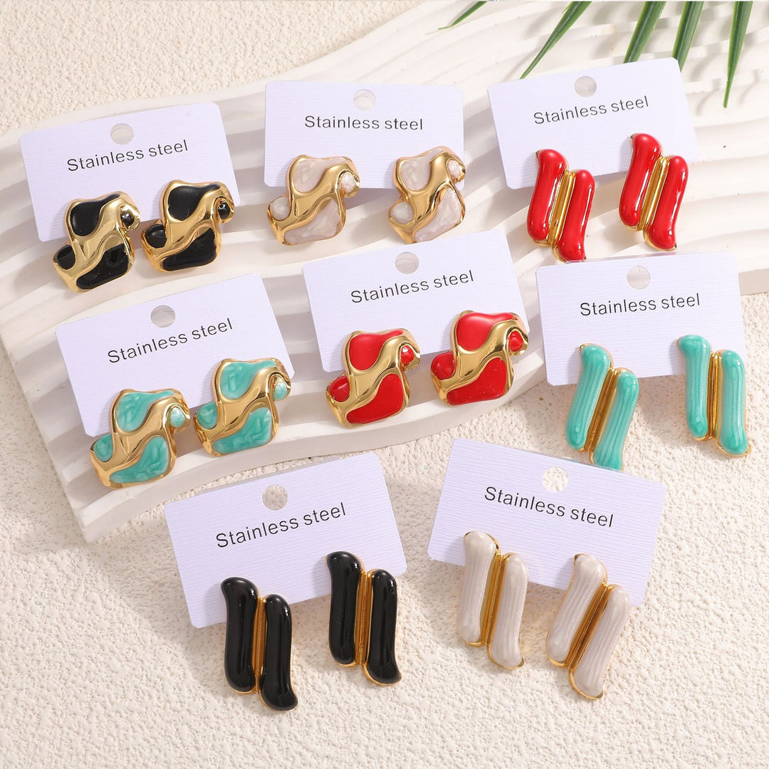 Women's earrings in modern, artistic design Nin Boutique