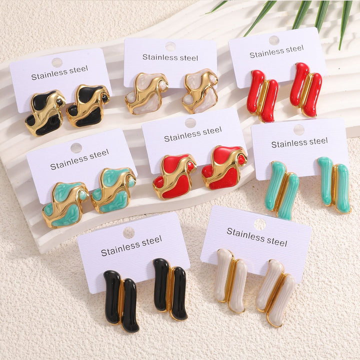 Women's earrings in modern, artistic design Nin Boutique