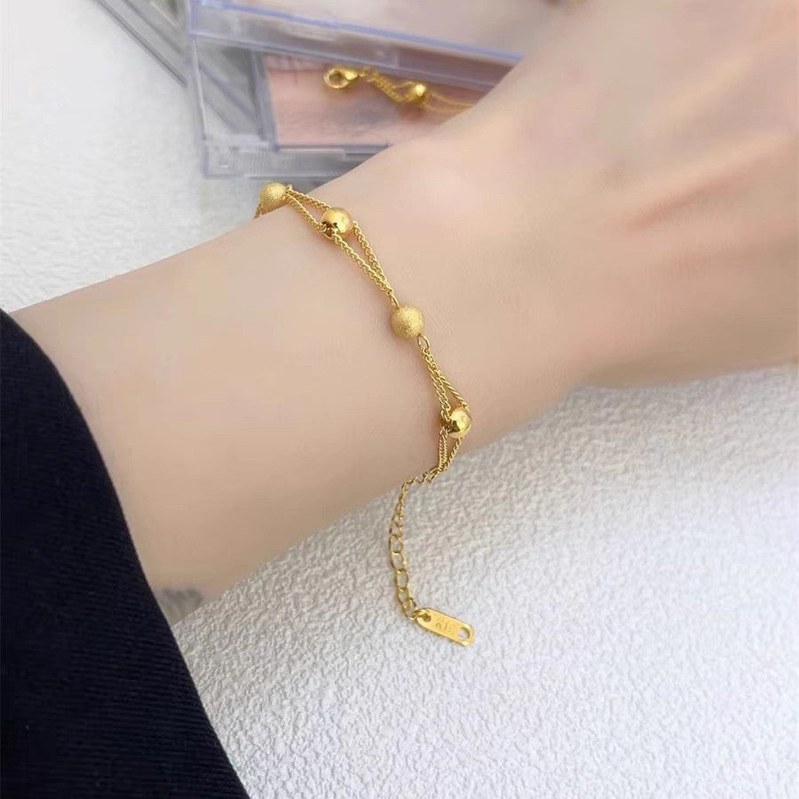 Women Fine Chains Ball Anklet Nin Boutique