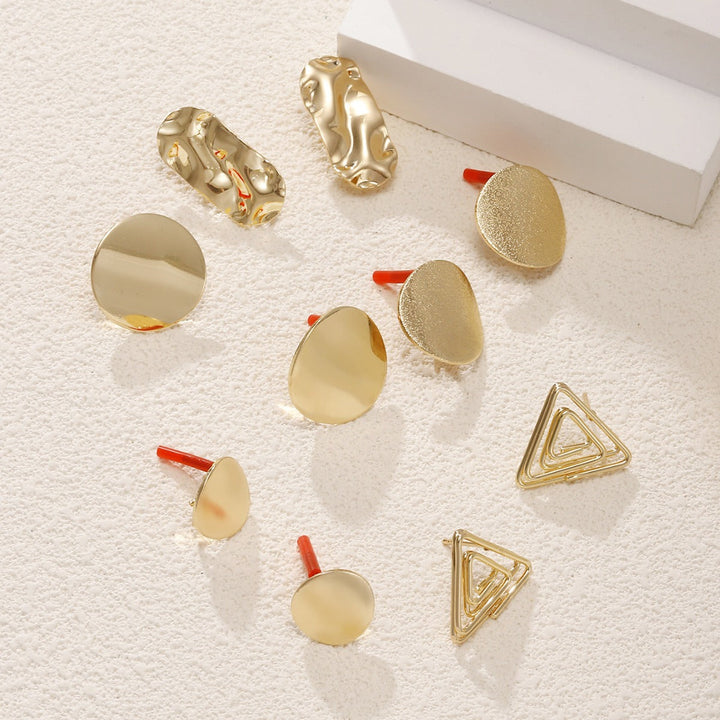Ladies earrings in artistic face design Nin Boutique