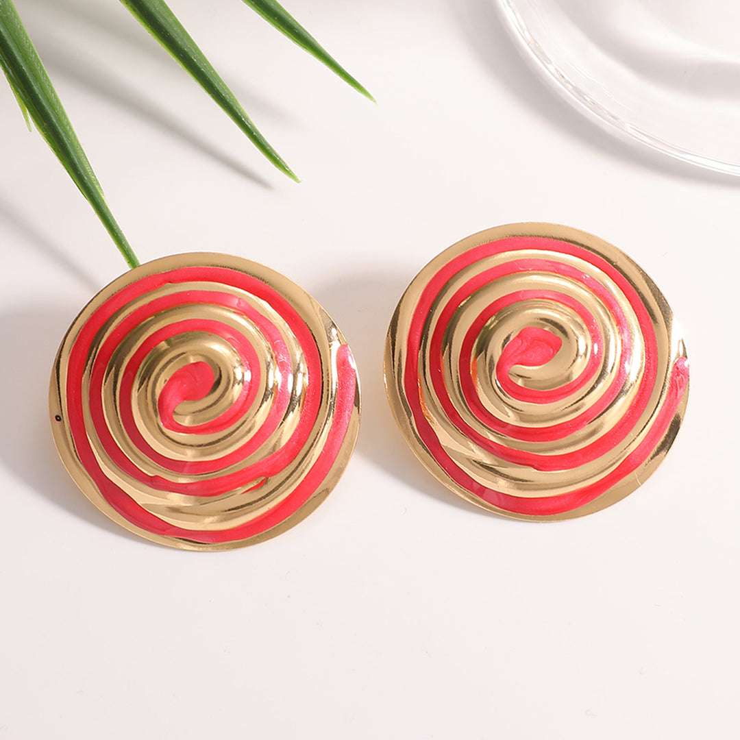 Women's earrings in elegant spiral design Nin Boutique
