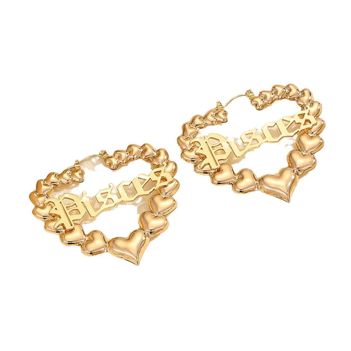 Women’s earrings with unique heart design and astrological element Nin Boutique