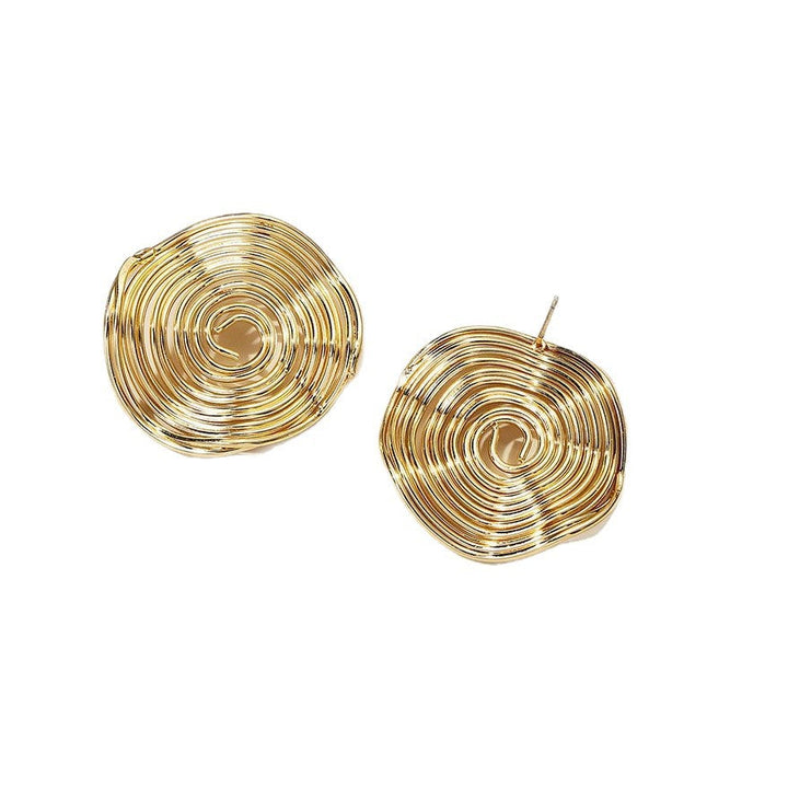 Ladies earrings with spiral design Nin Boutique