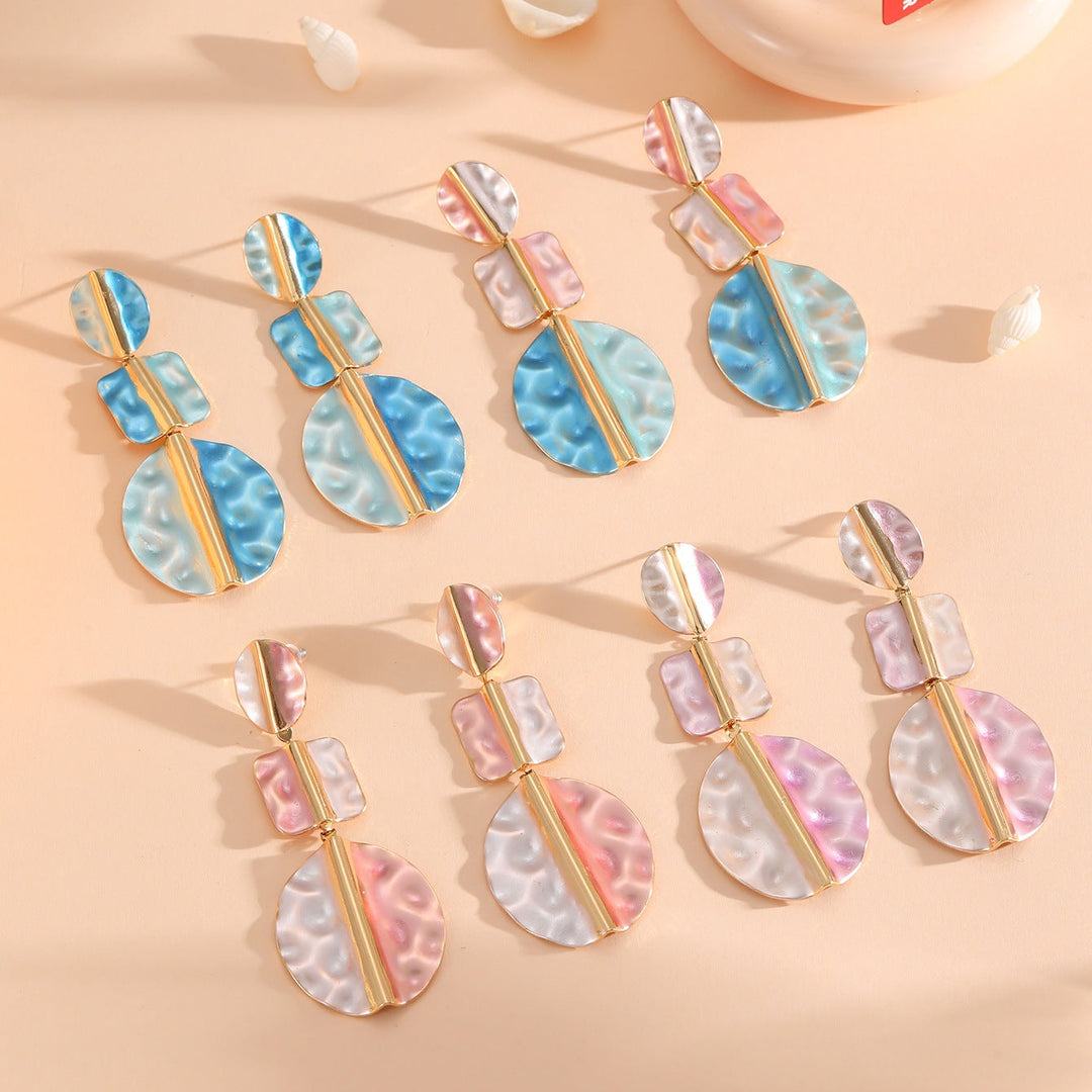 Women's earrings with modern, colorful design Nin Boutique