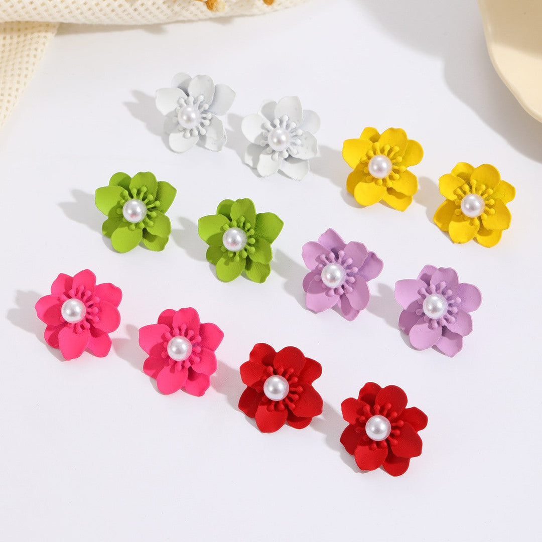 Women's earrings in elegant flower design Nin Boutique